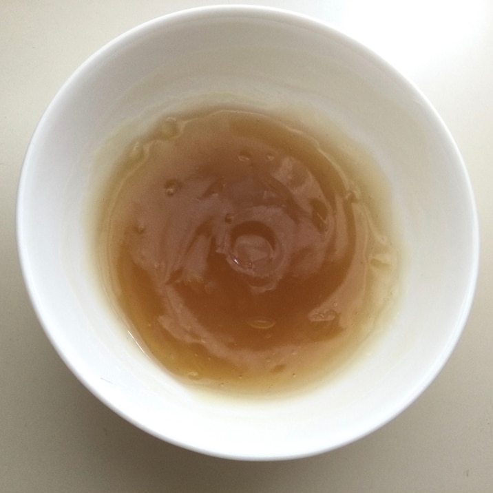 片栗粉で作る紅茶ゼリー　　　　　レンジで！